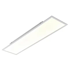 Lindby LED-paneeli Quais, 30 x 120 cm, valkoinen, alumiini, 4 000K