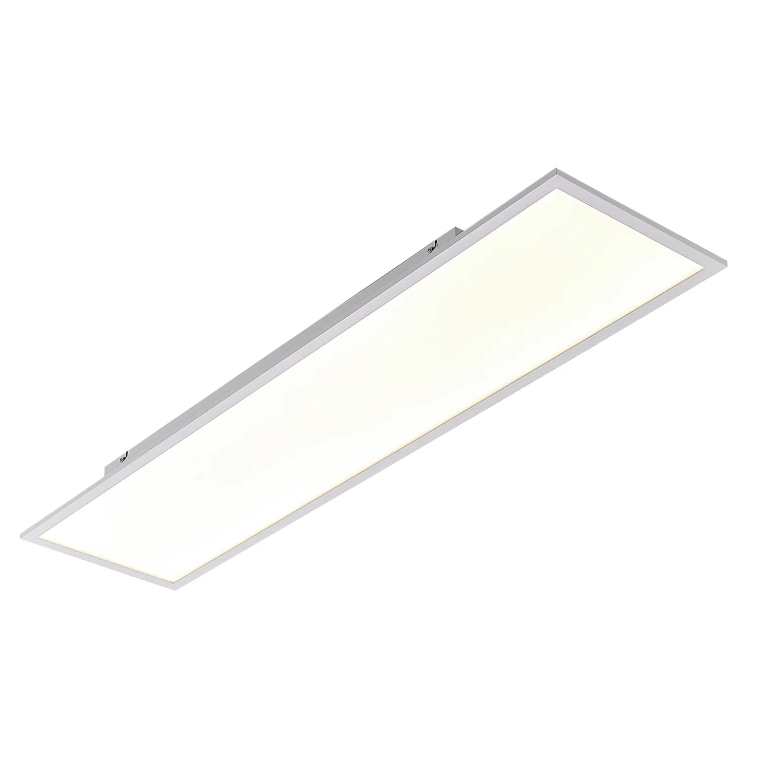 Lindby LED-paneeli Quais, 30 x 120 cm, valkoinen, alumiini, 4 000K