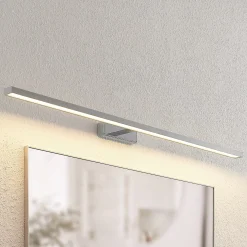 Lindby LED-peilivalaisin Jukka, 120 cm, kromi, metalli, IP44