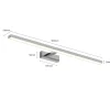 Lindby LED-peilivalaisin Jukka, 90 cm, kromi, metalli, IP44