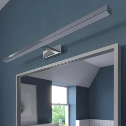 Lindby LED-peilivalaisin Jukka, 90 cm, kromi, metalli, IP44