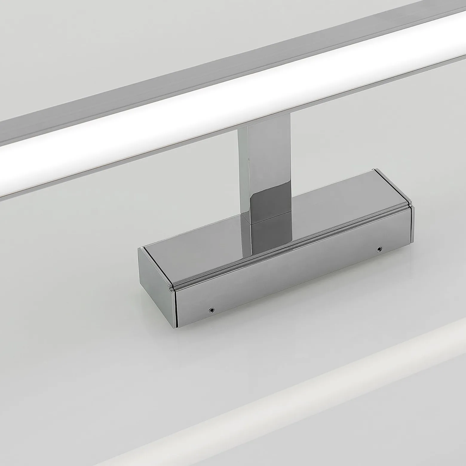 Lindby LED-peilivalaisin Jukka, 60 cm, kromi, metalli, IP44