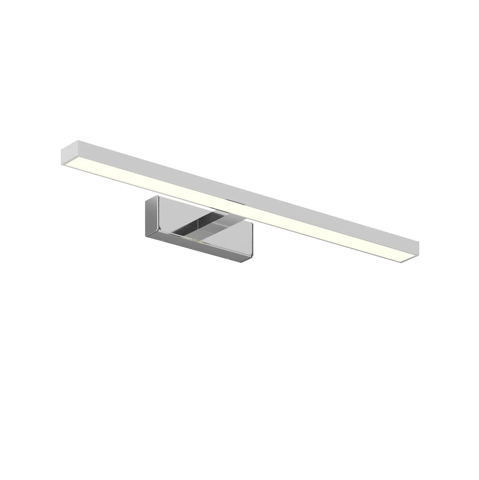 Lindby LED-peilivalaisin Jukka, 60 cm, kromi, metalli, IP44