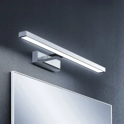 Lindby LED-peilivalaisin Jukka, 60 cm, kromi, metalli, IP44