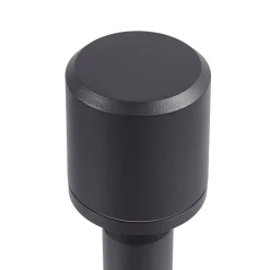 Lindby LED-polkujen valaisin Amila, musta, alumiinia, IP54