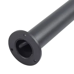 Lindby LED-polkujen valaisin Amila, musta, alumiinia, IP54