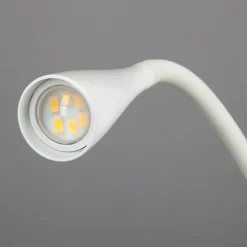 Lindby LED-puristinvalaisin Baris, valkoinen, korkeus 44 cm, 3000K