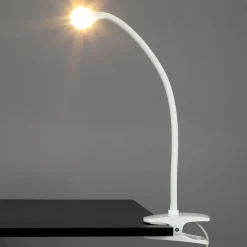 Lindby LED-puristinvalaisin Baris, valkoinen, korkeus 44 cm, 3000K