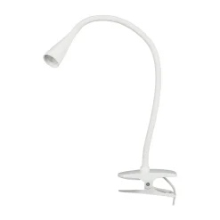 Lindby LED-puristinvalaisin Baris, valkoinen, korkeus 44 cm, 3000K