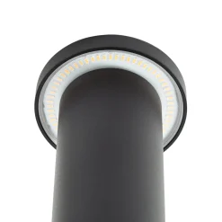 Lindby LED-pylväsvalaisin Cirel, korkeus 45 cm, musta, IP65