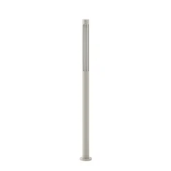 Lindby LED-pylväsvalaisin Fjorya, korkeus 90 cm, kiviharmaa, IP65