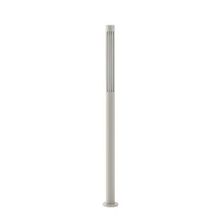 Lindby LED-pylväsvalaisin Fjorya, korkeus 90 cm, kiviharmaa, IP65