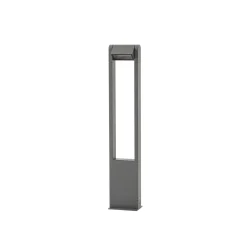 Lindby LED-pylväsvalaisin Meloni, antrasiitti, 65 cm, IP65, kääntyvä