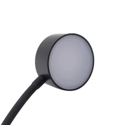 Lindby LED-pöytävalaisin Maori, musta, CCT, metalli, himmennettävä