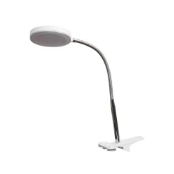 Lindby LED-pöytävalaisin Milow, valkoinen, metallia, 36 cm korkea