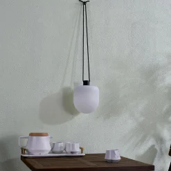 Lindby LED-riippuvalaisin Eleia, 2700 K, 16 cm, ladattava akku