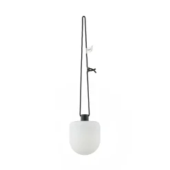 Lindby LED-riippuvalaisin Eleia, 2700 K, 16 cm, ladattava akku