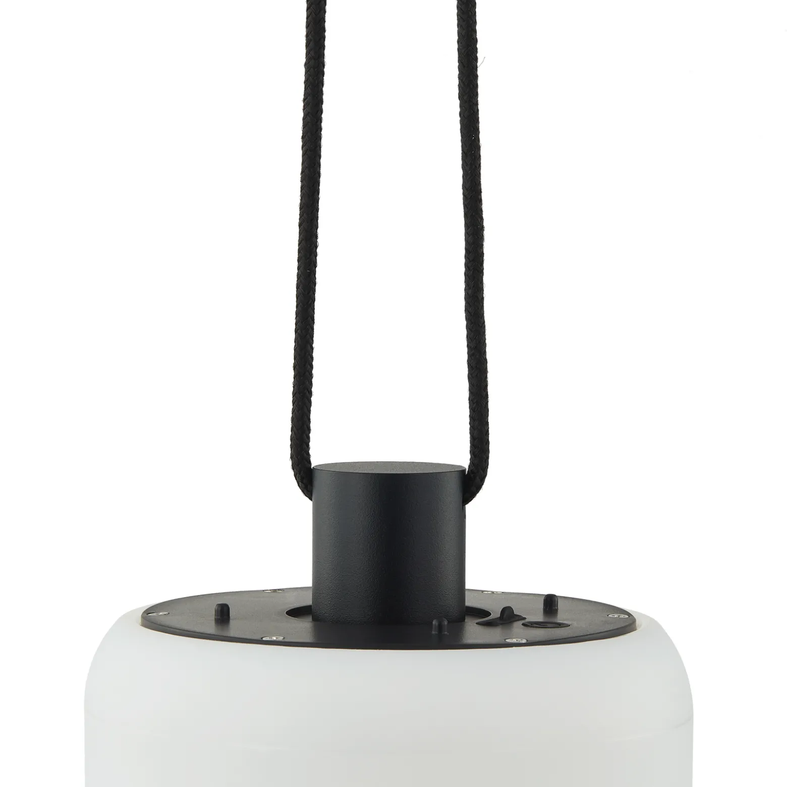 Lindby LED-riippuvalaisin Eleia, 2700 K, 16 cm, ladattava akku