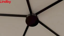 Lindby LED-riippuvalaisin Lumaro, musta,Ø6,2 cm,48V,himmennettävä