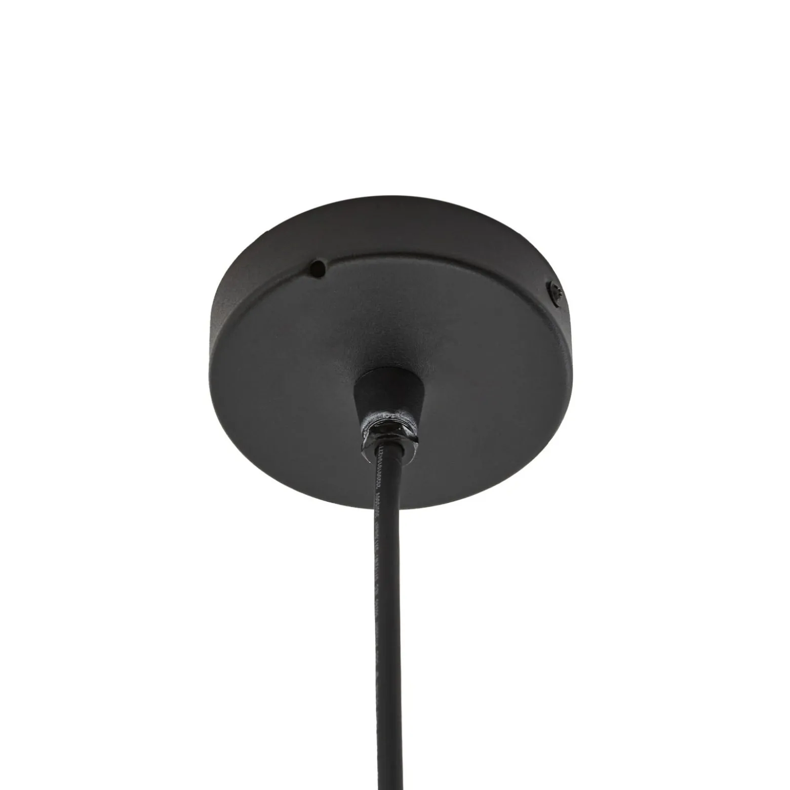 Lindby LED-riippuvalaisin Soran, halkaisija 15 cm, musta, IP44