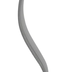 Lindby LED-seinävalaisin Alvon, hopea, korkeus 50 cm, metalli
