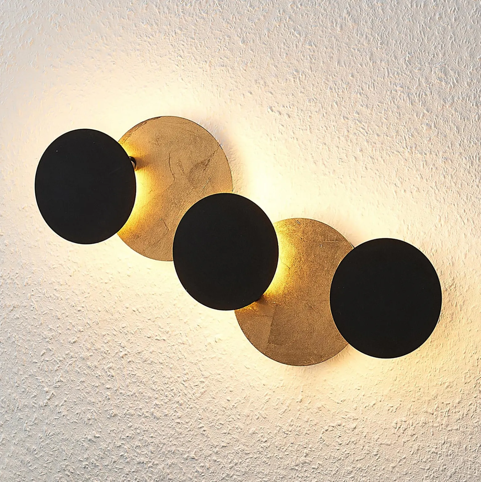 Lindby LED-seinävalaisin Grazyna, 52 cm, 5 valoa, säädettävä