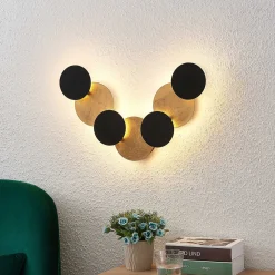 Lindby LED-seinävalaisin Grazyna, 72 cm, 7-valoinen, säädettävä