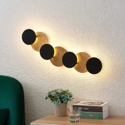 Lindby LED-seinävalaisin Grazyna, 72 cm, 7-valoinen, säädettävä