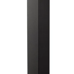 Lindby LED-seinävalaisin Neano, 90 cm, musta, metalli, IP54