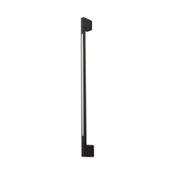 Lindby LED-seinävalaisin Neano, 90 cm, musta, metalli, IP54