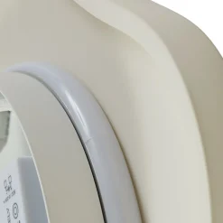 Lindby LED-seinävalaisin Nielson, beige, kipsi, korkeus 30 cm