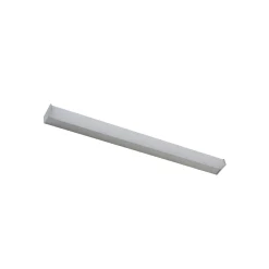 Lindby LED-seinävalaisin Philippa, kulmikas, 89 cm, alumiininvärinen, IP44