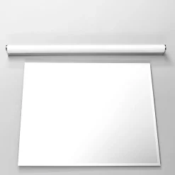 Lindby LED-seinävalaisin Philippa, pyöreä, 88cm, kromi, IP44