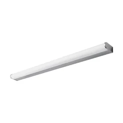 Lindby LED-seinävalaisin Philippa, pyöreä, 88cm, kromi, IP44