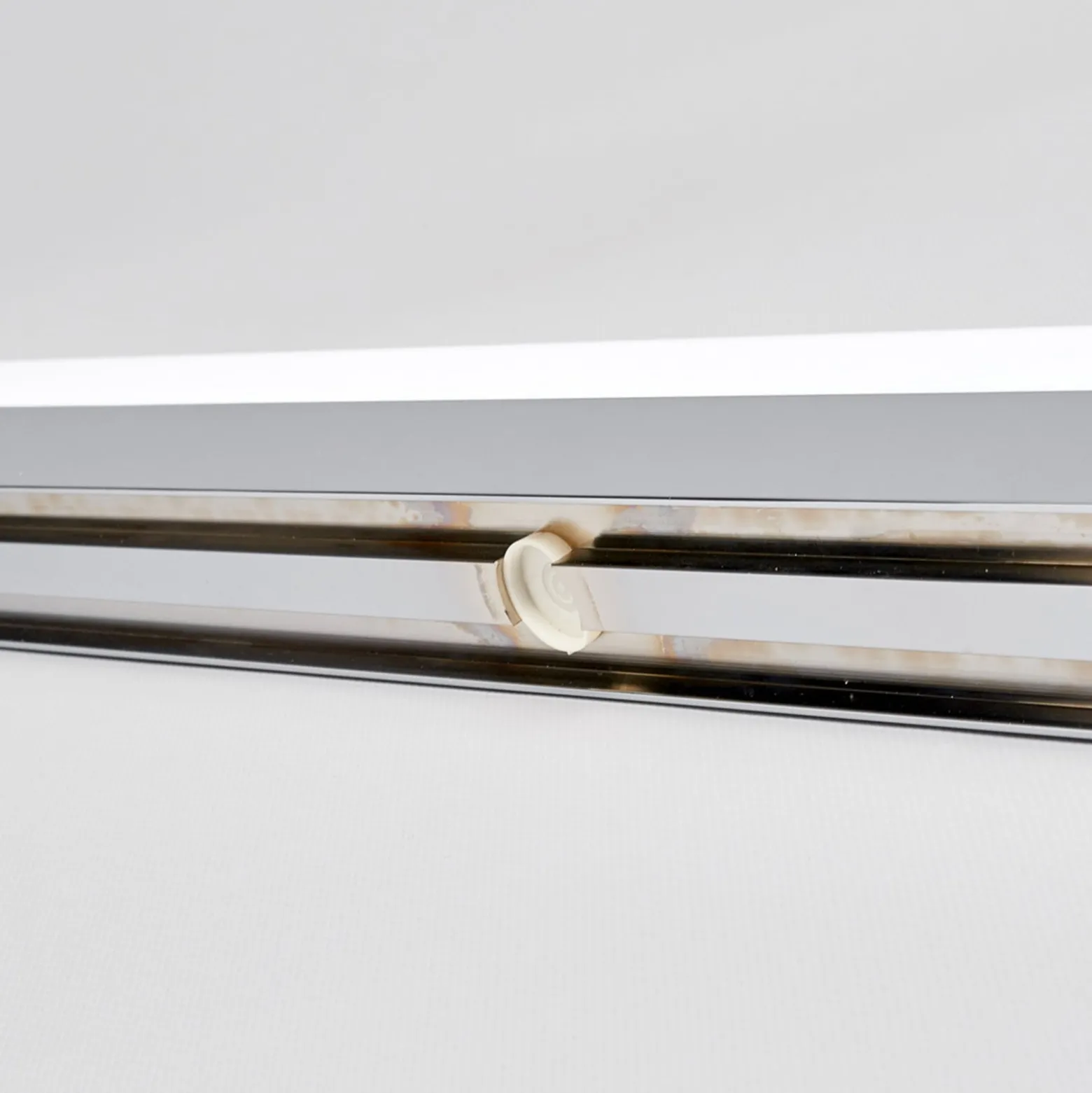 Lindby LED-seinävalaisin Philippa, pyöreä, 88cm, kromi, IP44