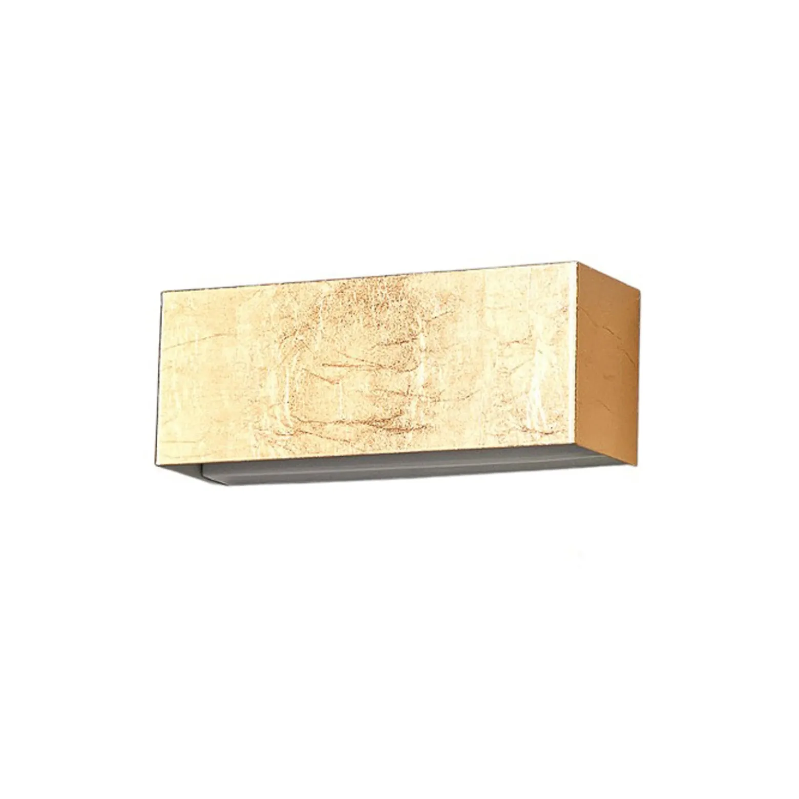 Lindby LED-seinävalaisin Quentin, 23cm leveä, kullanvärinen, metallia
