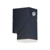 Lindby LED-seinävalaisin Sally, 15 cm, antrasiitti, IP54, anturi