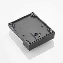 Lindby LED-seinävalaisin Vanira, antrasiitti, alumiini, anturi, IP54