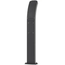 Lindby LED-sokkelivalaisin Moshe, 60 cm, antrasiitti, tunnistin