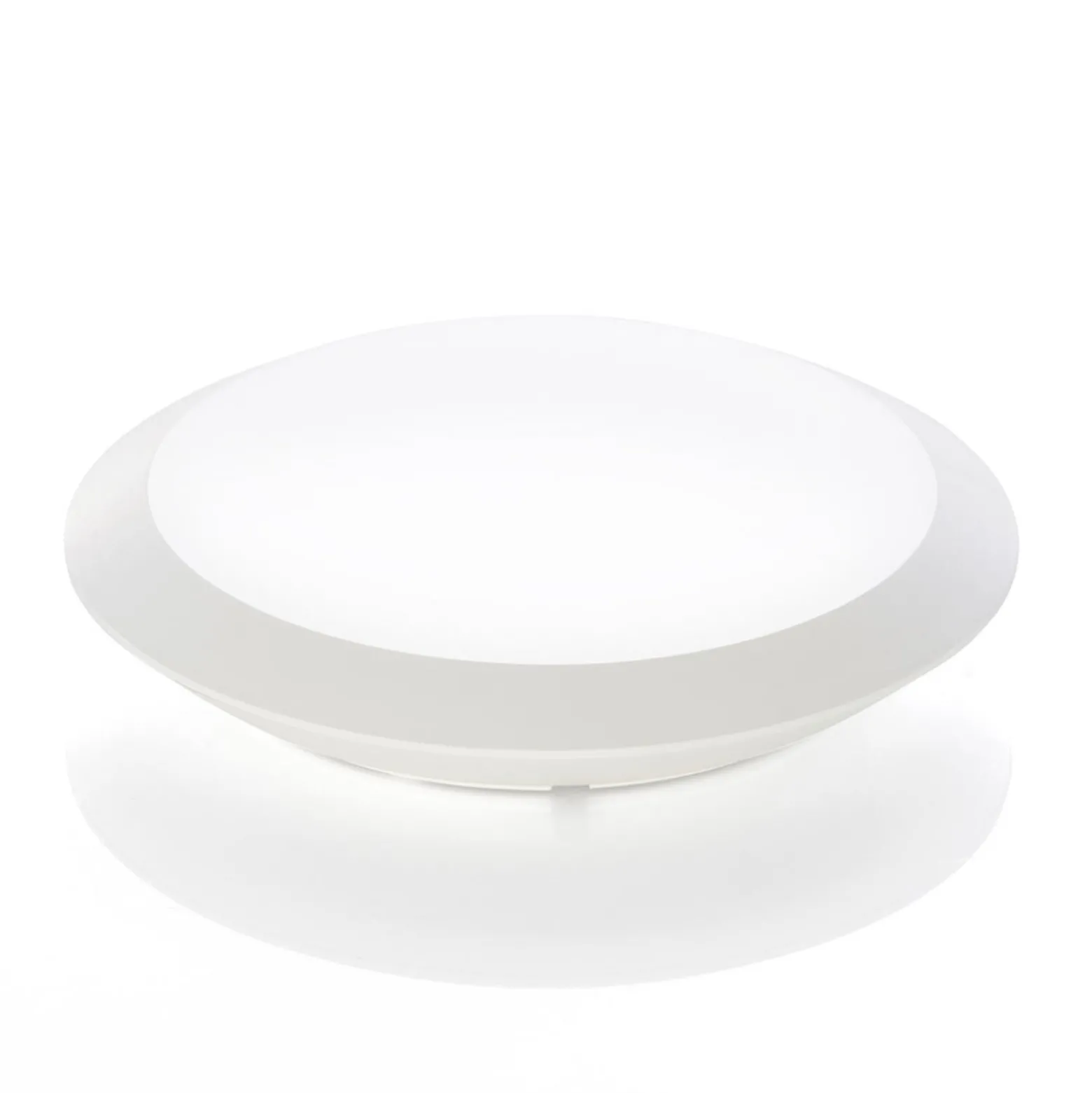 Lindby LED-ulkokattolamppu Naira, valkoinen, anturi, 30 cm, IP65