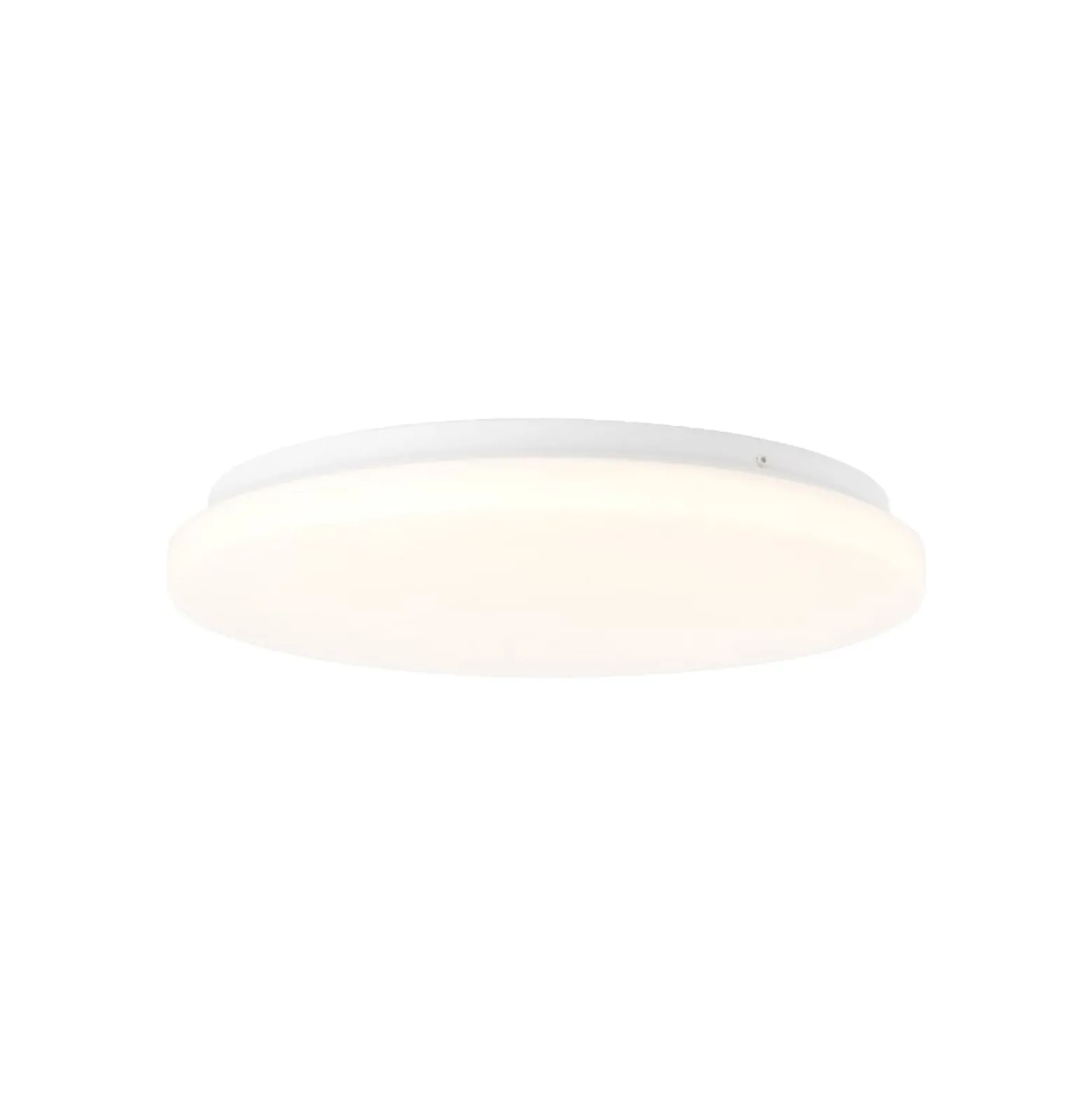 Lindby LED-ulkokattovalaisin Doki, 26 cm, valkoinen, muovi