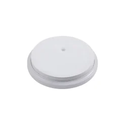 Lindby LED-ulkokattovalaisin Doki, 26 cm, valkoinen, muovi