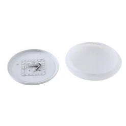 Lindby LED-ulkokattovalaisin Kirkola, 3000 K, halkaisija 34 cm, valkoinen