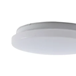 Lindby LED-ulkokattovalaisin Kirkola, 4000 K, halkaisija 26 cm, valkoinen