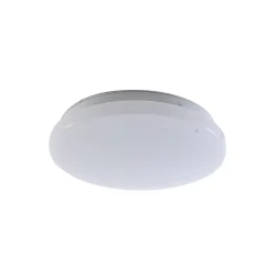 Lindby LED-ulkokattovalaisin Kirkola, 4000 K, halkaisija 26 cm, valkoinen