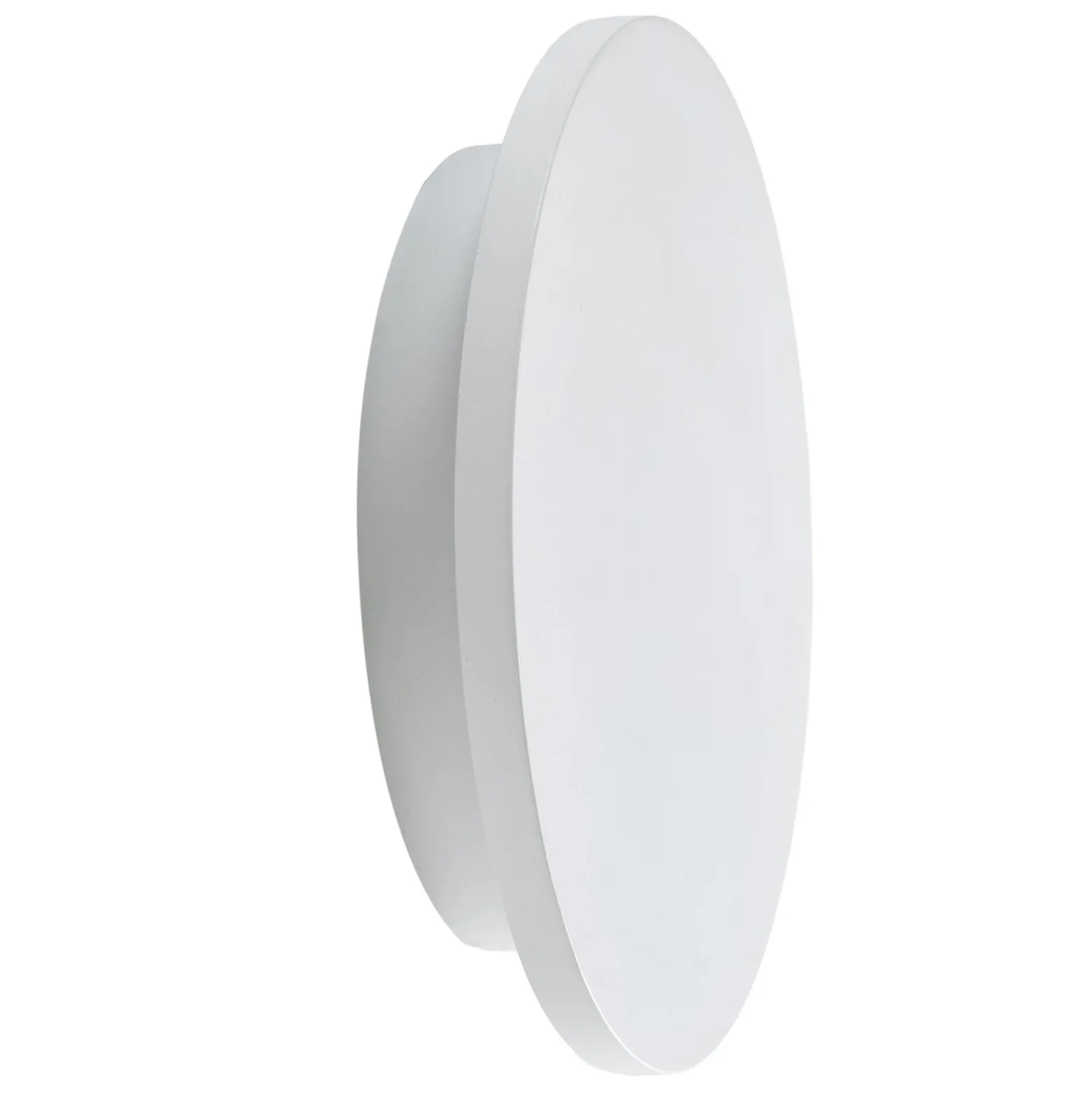 Lindby LED-ulkoseinälamppu Selinel, valkoinen, Ø 23 cm, talonumero