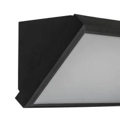 Lindby LED-ulkoseinävalaisin Abby, anturi, IP65, tummanharmaa