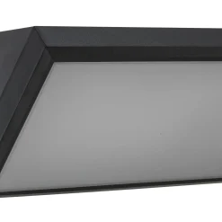 Lindby LED-ulkoseinävalaisin Abby, anturi, IP65, tummanharmaa