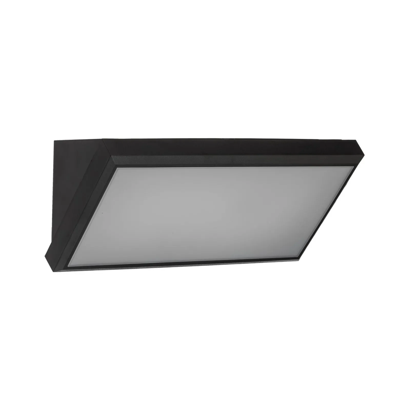 Lindby LED-ulkoseinävalaisin Abby, anturi, IP65, tummanharmaa