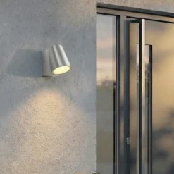 Lindby LED-ulkoseinävalaisin Illuvia, alumiini, IP54
